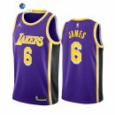 Camisetas NBA de Los Angeles Lakers LeBron James Purpura Statement 2021-22