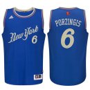 Camisetas NBA New York Knicks 2015 Navidad Porzingis Azul