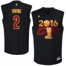 Camisetas NBA Cleveland Cavaliers Kyrie Irving 2016 Finals Negro