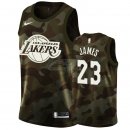 Camisetas NBA de LeBron James Los Angeles LakersCamuflaje 2019