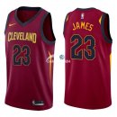 Camisetas NBA de LeBron James Cleveland Cavaliers 17/18 Rojo Icon