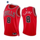 Camisetas NBA de Chicago Bulls Zach LaVine 75th Season Diamante Rojo Icon 2021-22