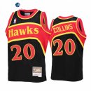 Camisetas NBA Ninos Atlanta Hawks John Collins Negro Throwback 2021