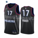 Camiseta NBA de Vincent Poirier Philadelphia Sixers Negro Ciudad 2020-21