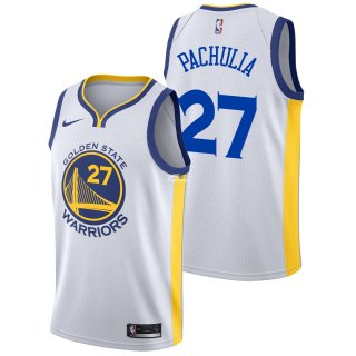 Camisetas NBA de Zaza Pachulia Golden State Warriors Blanco Association 17/18