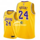 Camisetas NBA de Kobe Bryant Los Angeles Lakers Amarillo Icon 18/19