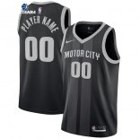 Camisetas NBA Detroit Pistons Personalizada Negro Ciudad 2019-20