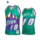 Camisetas NBA Utah Jazz Mike Conley Jr. Verde Throwback 2021