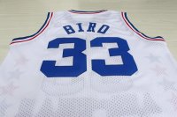 Camisetas NBA de Larry Joe Bird All Star 1990 Blanco