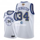 Camisetas NBA Golden State Warriors Shaun Livingston 2018 Finals Retro Blanco