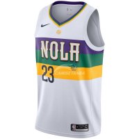 Camisetas de NBA Ninos New Orleans Pelicans Anthony Davis Nike Blanco Ciudad 18/19