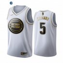 Camiseta NBA de Luke Kennard Detroit Pistons Blanco Oro 2019-20