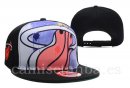 Snapbacks Caps NBA De Miami Heat Negro Púrpura