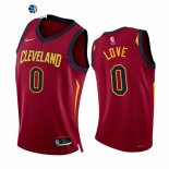 Camisetas NBA de Cleveland Cavaliers Kevin Love 75th Season Diamante Rojo Icon 2021-22
