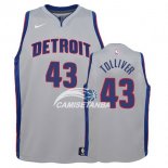 Camiseta NBA Ninos Detroit Pistons Anthony Tolliver Gris Statement 17/18