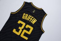 Camisetas NBA L.A.Clippers Metales Preciosos Moda Griffin Negro