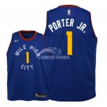 Camiseta NBA Ninos Denver Nuggets Michael Porter Jr Azul Statement 18/19