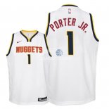 Camiseta NBA Ninos Denver Nuggets Michael Porter Jr Blanco Association 18/19