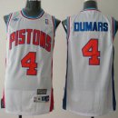 Camisetas NBA de Dumars Detroit Pistons Blanco