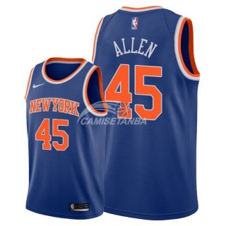 Camisetas NBA de Kadeem Allen New York Knicks Azul Icon 2018