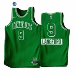 Camisetas NBA de Boston Celtics Romeo Langford 75th Season Verde Ciudad 2021-22