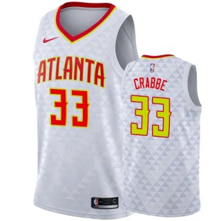 Camisetas NBA De Atlanta Hawks Allen Crabbe Blanco Association 2019-20