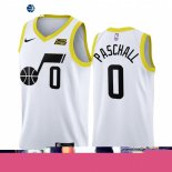 Camisetas NBA Nike Utah Jazz NO.0 Eric Paschall Blanco Association 2022-23