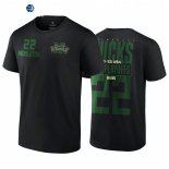 T Shirt NBA Milwaukee Bucks NO.22 Khris Middleton Negro 2022