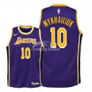 Camisetas de NBA Ninos Los Angeles Lakers Sviatoslav Mykhailiuk Púrpura Statement 18/19