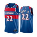 Camisetas NBA Nike Washington Wizards NO.22 Vernon Carey Jr. 75th Azul Ciudad 2021-22