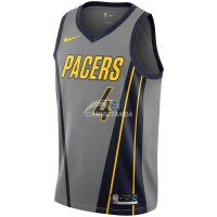Camisetas de NBA Ninos Indiana Pacers Victor Oladipo Nike Gris Ciudad 18/19