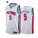 Camisetas NBA de Detroit Pistons Frank Jackson Nike Blanco Association 2021-22