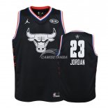Camisetas de NBA Ninos Michael Jordan 2019 All Star Negro
