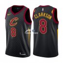 Camisetas NBA de Jordan Clarkson Cleveland Cavaliers 17/18 Negro Statement