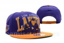 Snapbacks Caps NBA De Los Angeles Lakers Púrpura Amarillo-1