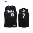 Camisetas de NBA Ninos Edición ganada Brooklyn Nets Tyler Cook Negro 2020-21