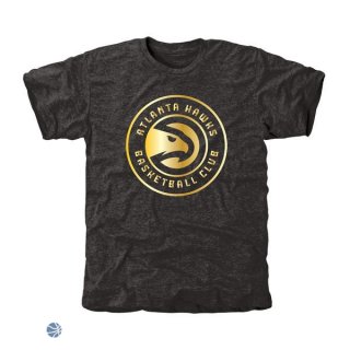 Camisetas NBA Atlanta Hawks Negro Oro