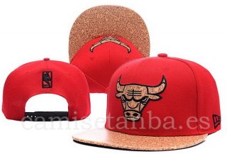 Snapbacks Caps NBA De Chicago Bulls Rojo Naranja