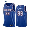 Camisetas NBA de New York Knicks Luka Samanic Nike Azul Statement 2021-22