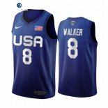 Camisetas NBA de Kemba Walker Juegos Olímpicos Tokio USMNT 2020 Azul
