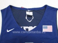 Camisetas NBA de Demar DeRozan USA 2016 Azul