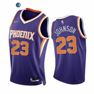 Camisetas NBA de Phoenix Suns Cameron Johnson 75th Season Diamante Purpura Icon 2021-22