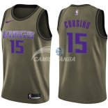 Camisetas NBA Salute To Servicio Sacramento Kings Demarcus Cousins Nike Ejercito Verde 2018