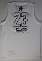 Camisetas NBA de Lebron James All Star 2018 Blanco