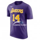 Camisetas NBA de Manga Corta Brandon Ingram Los Angeles Lakers Púrpura Statement 2018