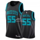 Camisetas NBA de J. P. Macura Charlotte Hornets Nike Negro Ciudad 18/19