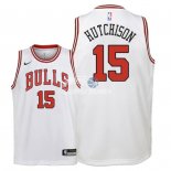 Camiseta NBA Ninos Chicago Bulls Chandler Hutchison Blanco Association 2018