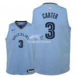 Camisetas de NBA Ninos Memphis Grizzlies Jevon Carter Azul Statement 18/19