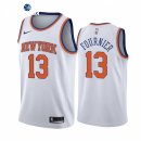 Camisetas NBA de New York Knicks Evan Fournier Nike Blanco Association 2021