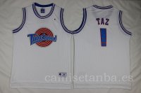 Camisetas NBA Taz Tune Escuadra Blanco
